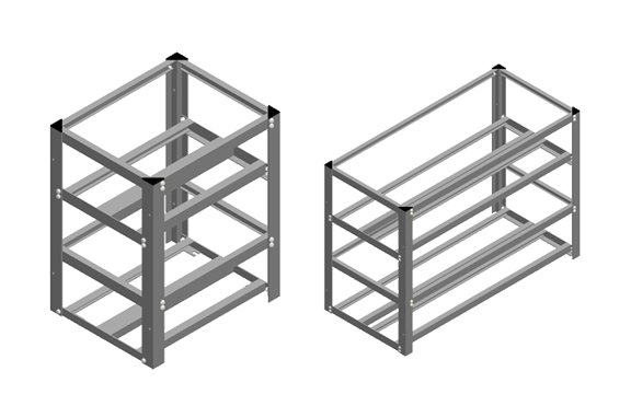 12V Series Battery Rack