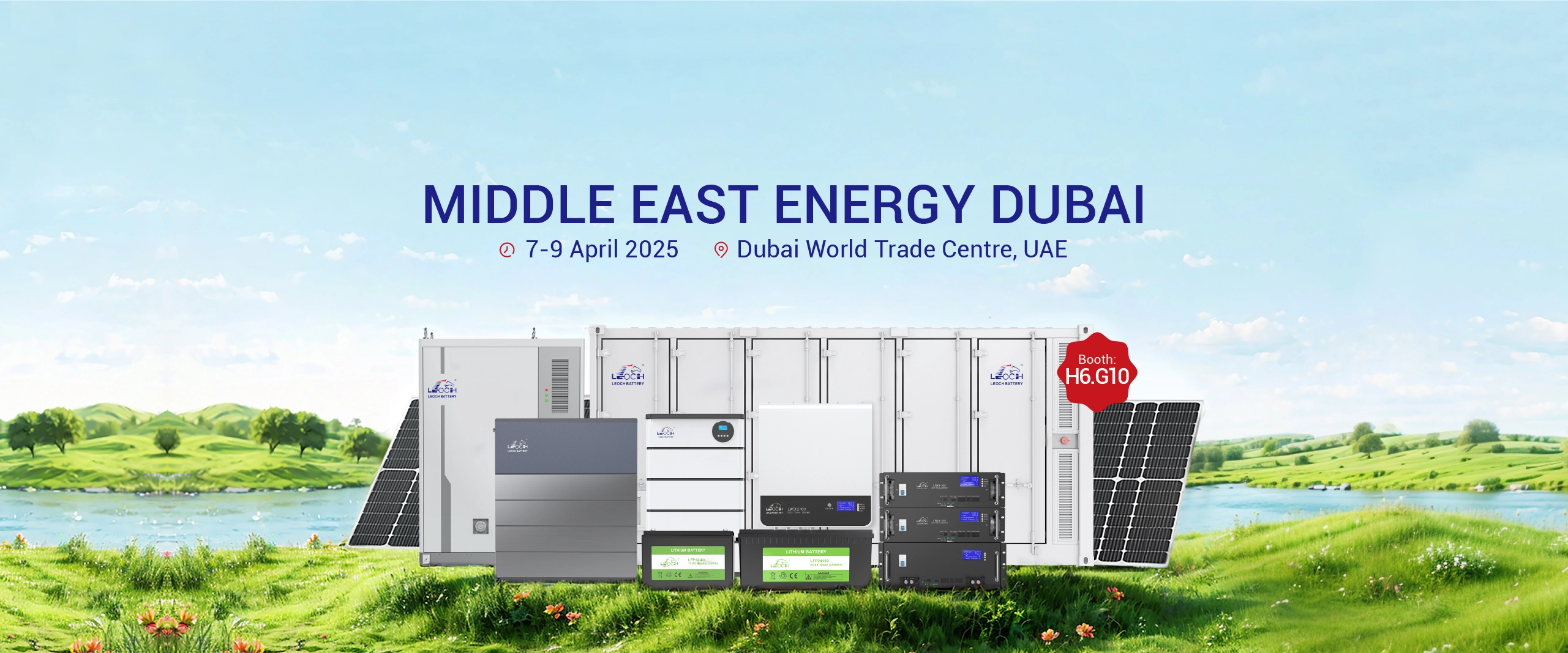 LEOCH BATTERY exhibits at Middle East Energy Dubai 2025.